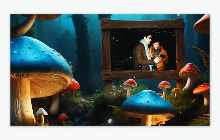 Magical Mushroom 3D Photo Frame Slideshow